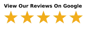 Google My Business profile star rating graphic.