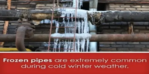 frozen pipes are common in cold weather frozen pipes are common in cold weather