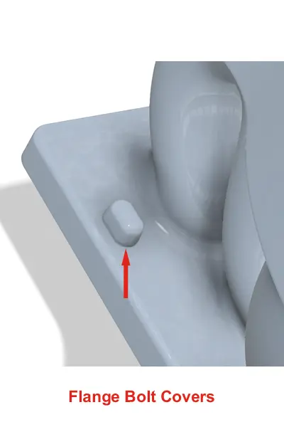 Toilet Flange Bolt Cover