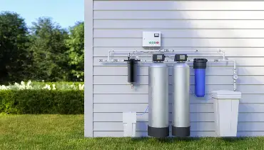House Water Filtration System In Backyard