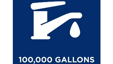 100000 gallons