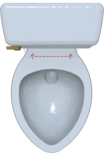 Toilet Seat Bolt Holes Measurement