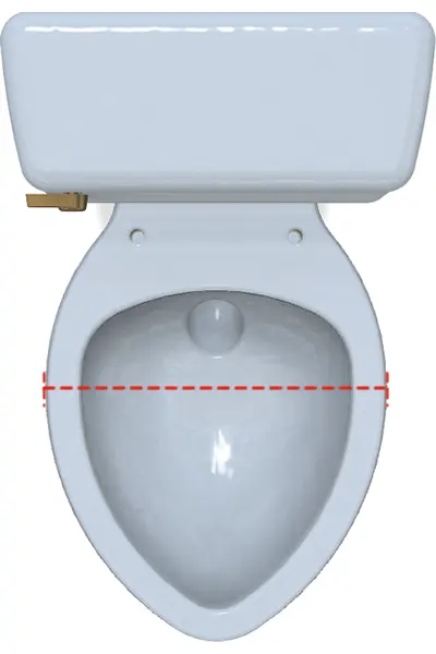 Toilet Seat Width Measurement