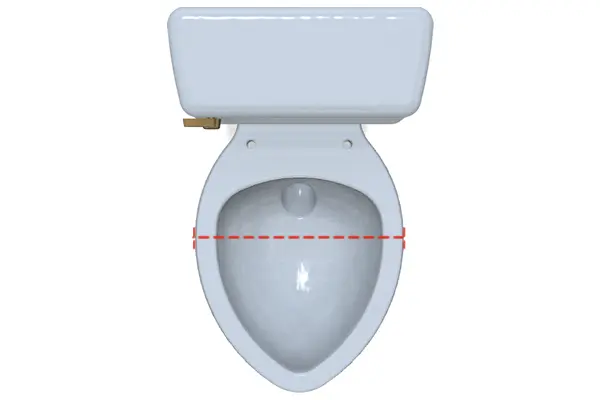 Toilet Seat Width Measurement